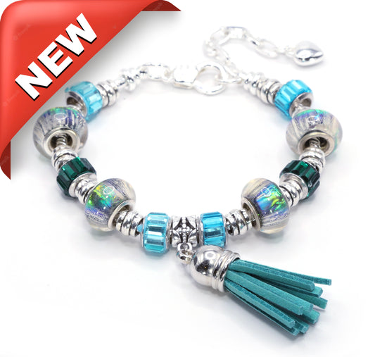 Charmed Life Bracelet: Aqua Marina (#1121)